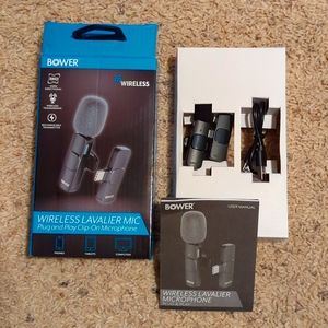 Bower Wireless Mic NWOT